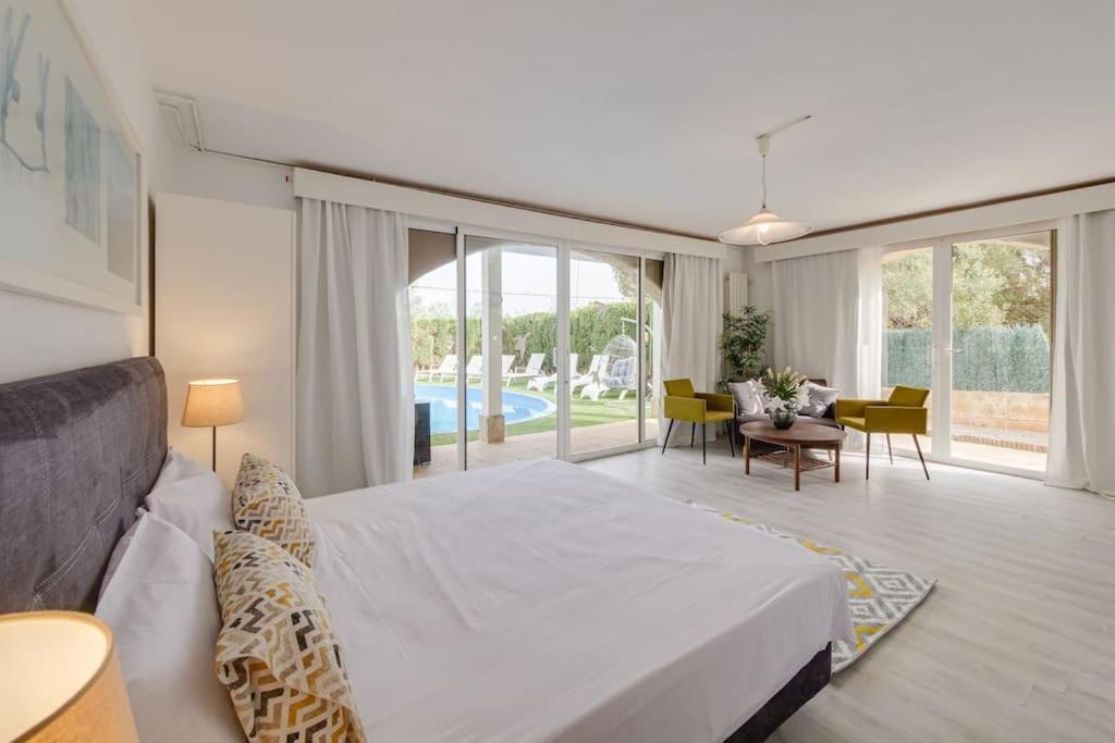 Moderne Villa, Pool+Meerblick,Schnelles Wifi,Klima Cales de Mallorca Exterior foto