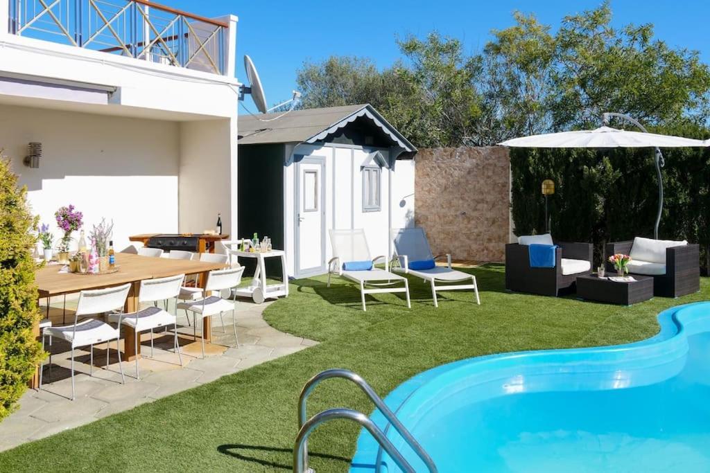 Moderne Villa, Pool+Meerblick,Schnelles Wifi,Klima Cales de Mallorca Exterior foto