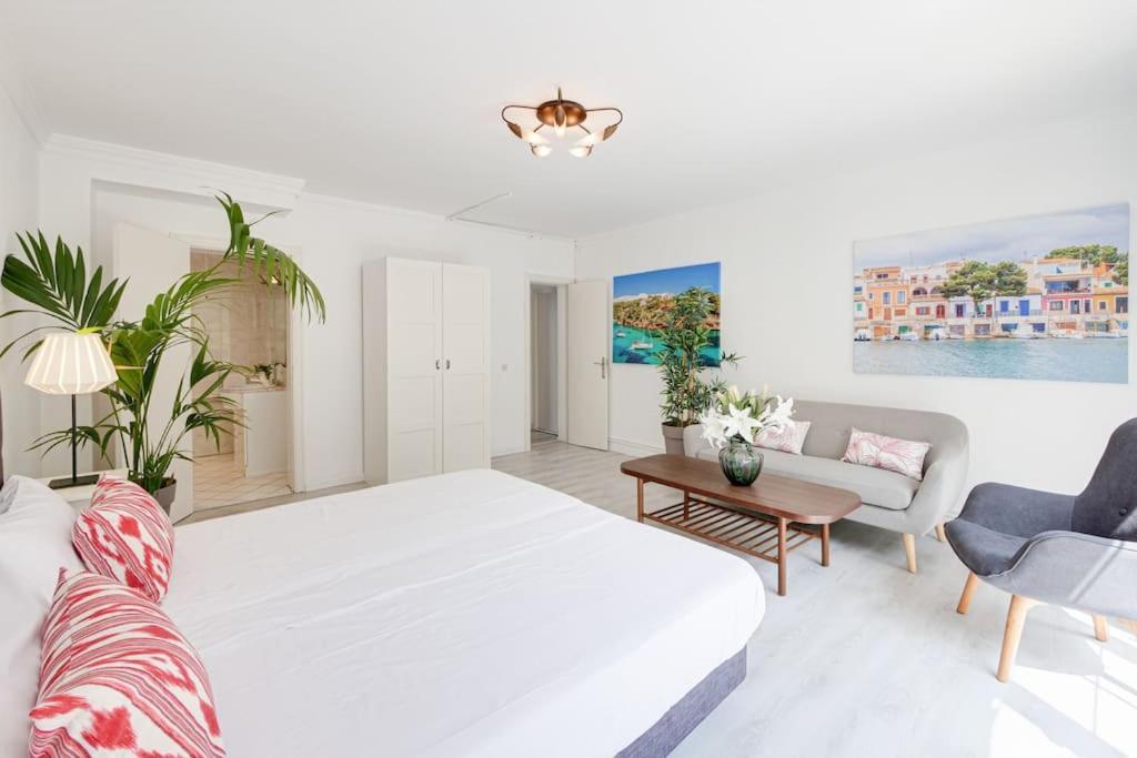 Moderne Villa, Pool+Meerblick,Schnelles Wifi,Klima Cales de Mallorca Exterior foto