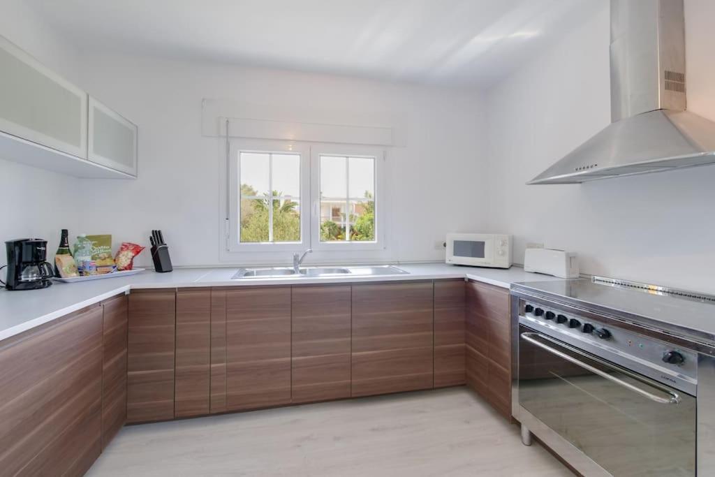 Moderne Villa, Pool+Meerblick,Schnelles Wifi,Klima Cales de Mallorca Exterior foto