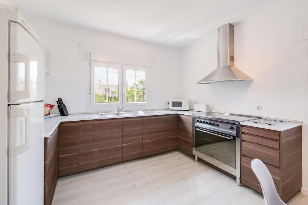 Moderne Villa, Pool+Meerblick,Schnelles Wifi,Klima Cales de Mallorca Exterior foto