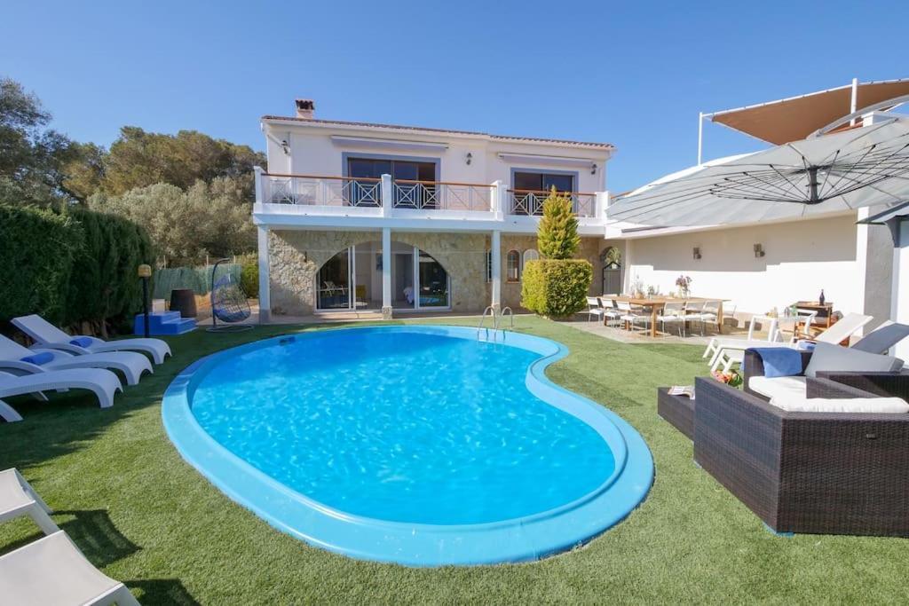 Moderne Villa, Pool+Meerblick,Schnelles Wifi,Klima Cales de Mallorca Exterior foto