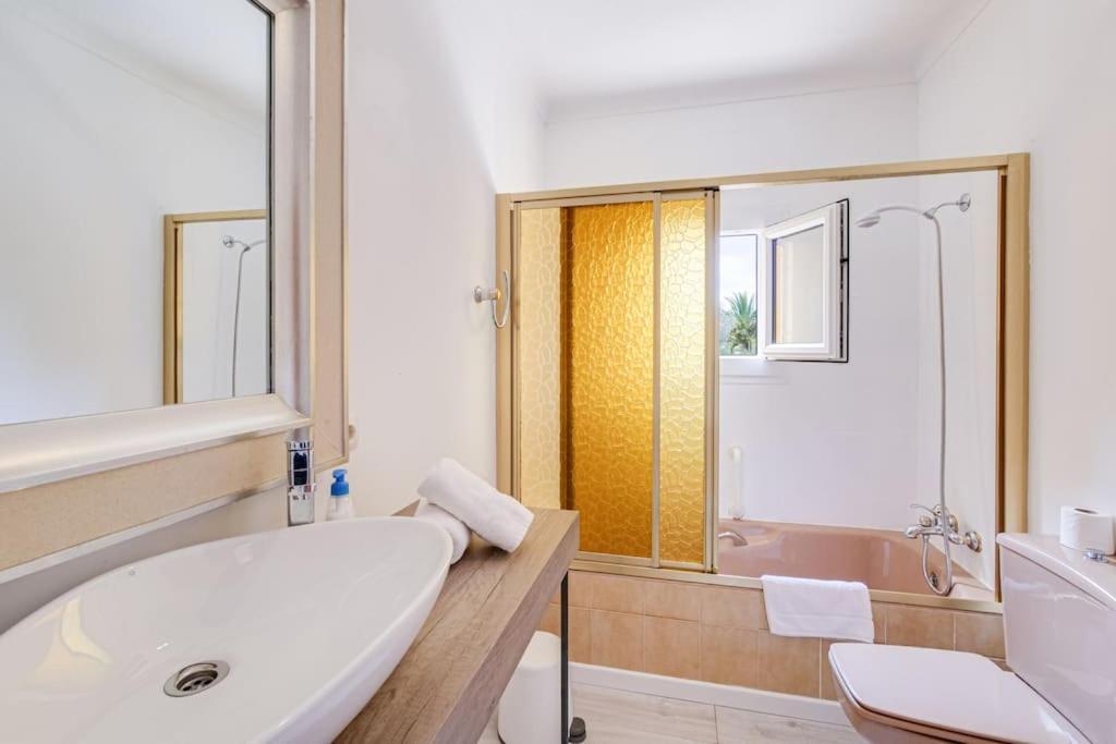 Moderne Villa, Pool+Meerblick,Schnelles Wifi,Klima Cales de Mallorca Exterior foto