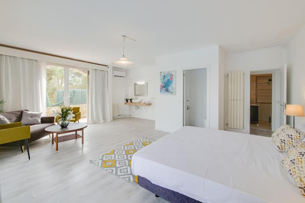 Moderne Villa, Pool+Meerblick,Schnelles Wifi,Klima Cales de Mallorca Exterior foto