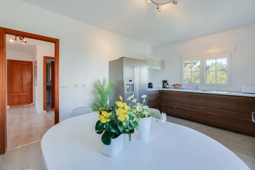 Moderne Villa, Pool+Meerblick,Schnelles Wifi,Klima Cales de Mallorca Exterior foto