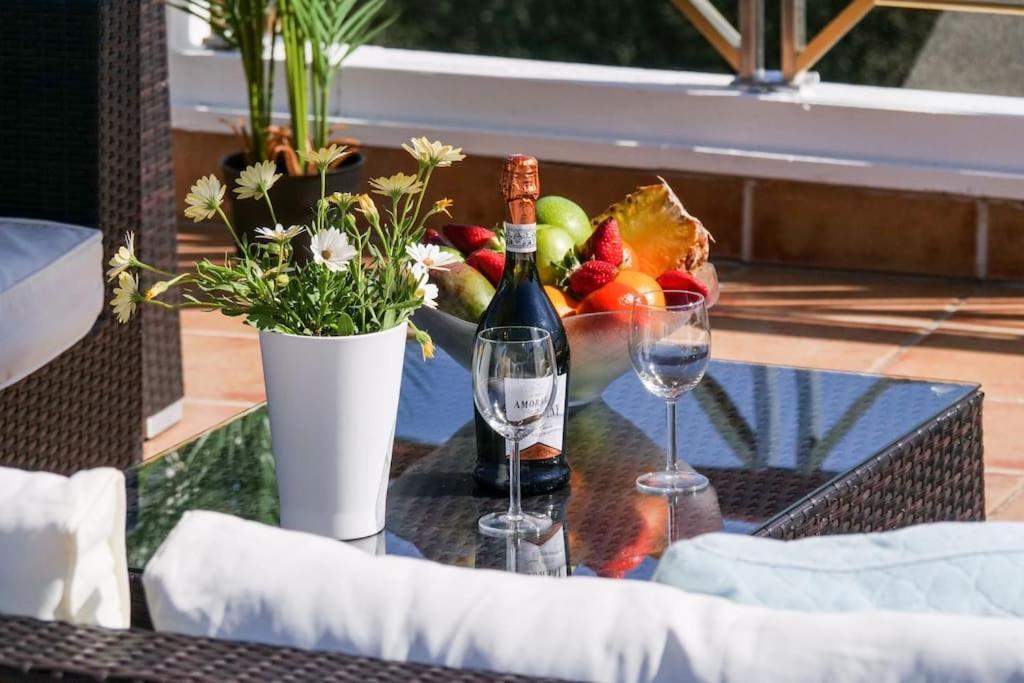 Moderne Villa, Pool+Meerblick,Schnelles Wifi,Klima Cales de Mallorca Exterior foto
