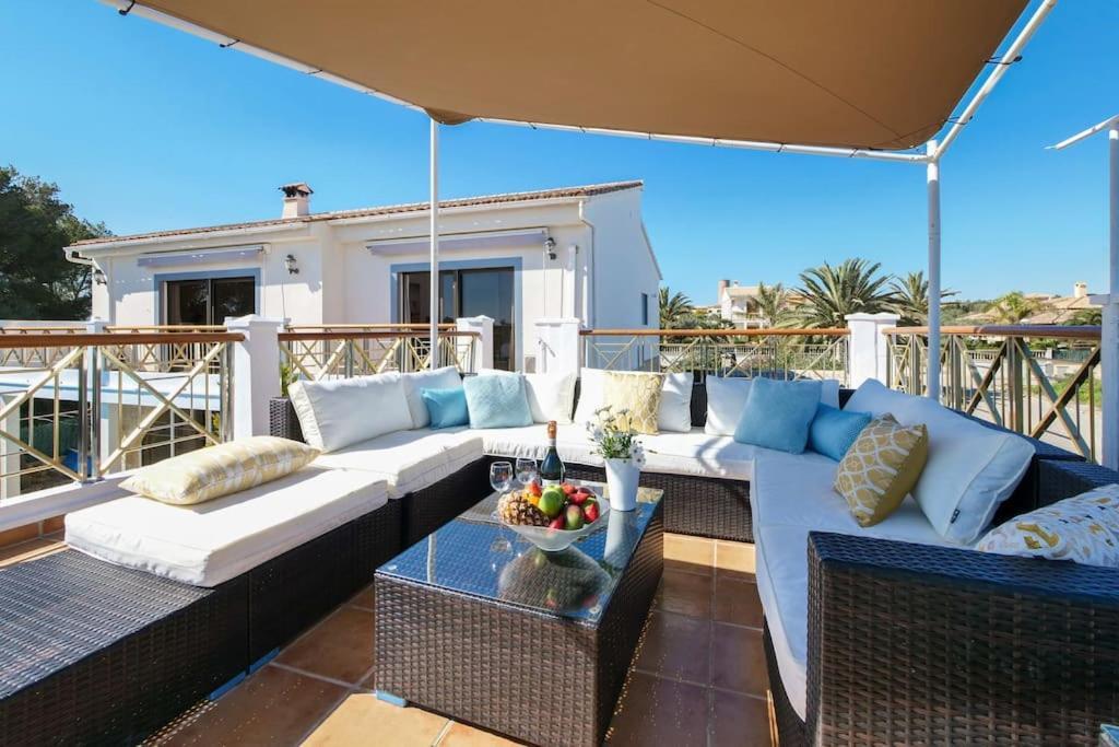 Moderne Villa, Pool+Meerblick,Schnelles Wifi,Klima Cales de Mallorca Exterior foto
