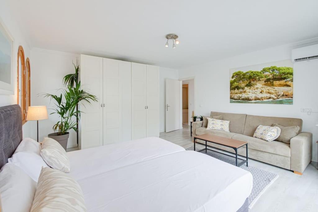 Moderne Villa, Pool+Meerblick,Schnelles Wifi,Klima Cales de Mallorca Exterior foto