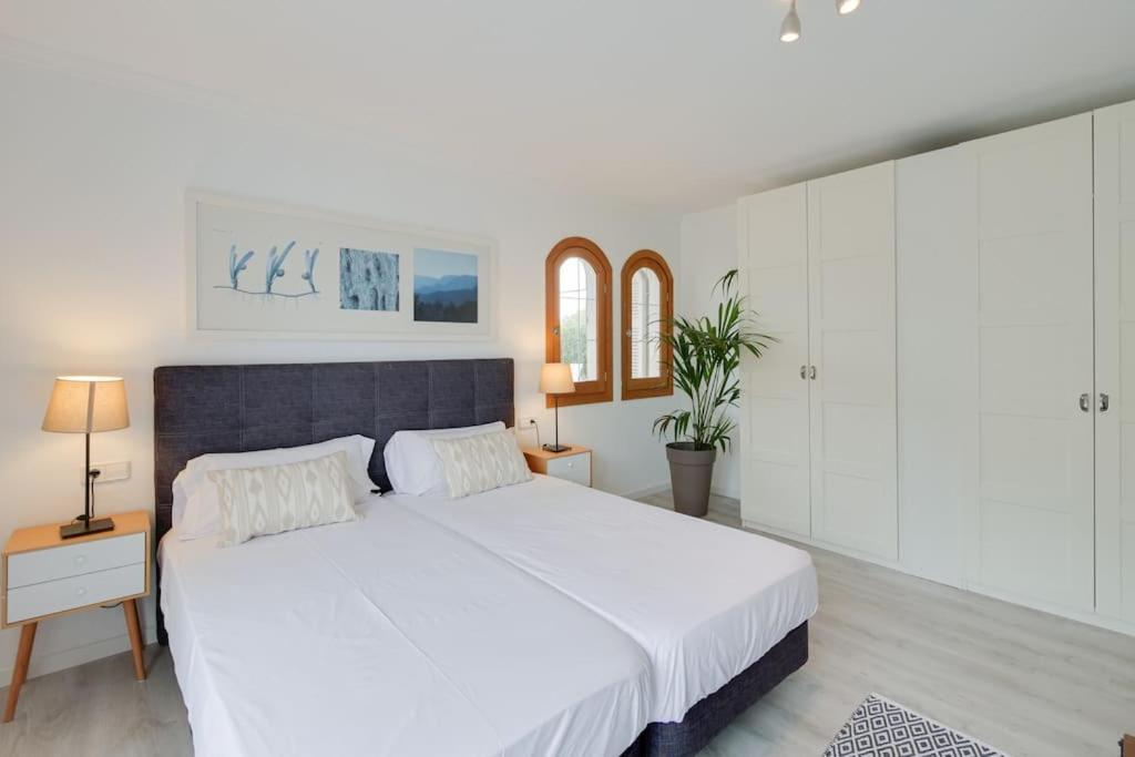 Moderne Villa, Pool+Meerblick,Schnelles Wifi,Klima Cales de Mallorca Exterior foto